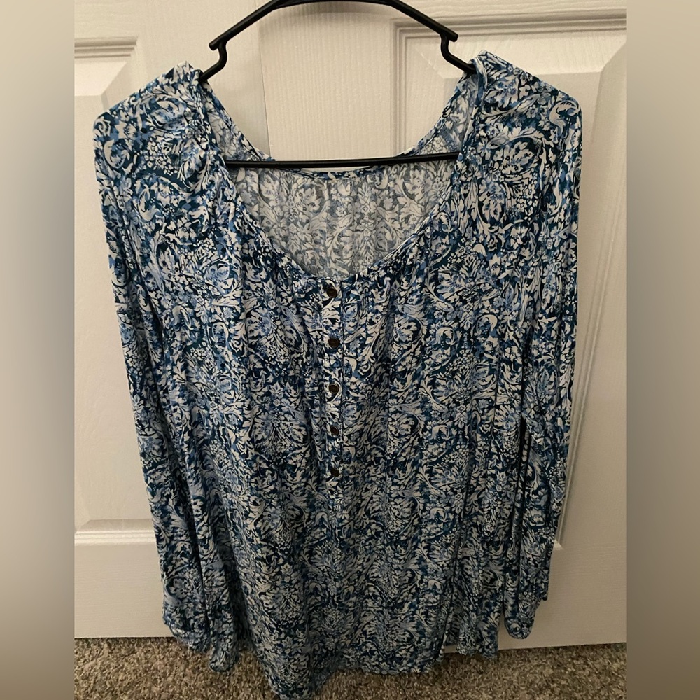Long sleeve blouse